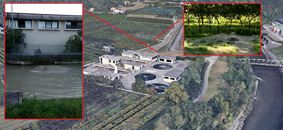 Le acque nere invadono strade e campagne, l’insostenibile situazione del depuratore di Linfano